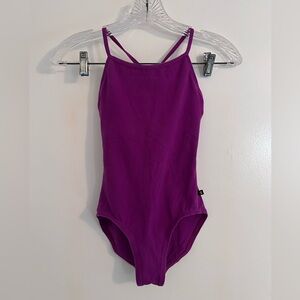 Mariia Leotard “Sueded Cotton X-Back”